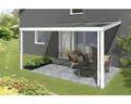 Produktbild: Terrassenüberdachung SKAN HOLZ Modena 434x357 cm weiß