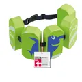 Produktbild: BECO Schwimmgürtel Kinder 3-6 Jahre, einstellbare Schwimmhilfe für Kinder mit 5 Blockelementen & Sicherheitsverschluss, Schwimmtrainer geeignet für 19-30 kg, Farbe: Grün