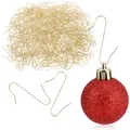 Produktbild: 600x Haken für Weihnachtsbaumschmuck - Schnellaufhänger Doppelhaken