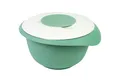 Produktbild: WESTMARK Rührschüssel mit zweigeteiltem Deckel, 2,5 l, Mit Ausgießer, Kunststoff, Mint-Grün, PP, PE