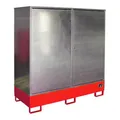 Produktbild: Bauer Südlohn Gefahrstoff-Schrank GS-2, lackiert, Feuerrot