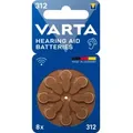 Produktbild: VARTA Hörgerätebatterie 312 Bli 8