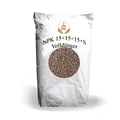 Produktbild: NPK-Dünger 15-15-15 (+S) Volldünger 5 kg mit Langzeitwirkung Rasendünger Garten