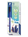 Produktbild: Staedtler Fibre-tip tripl. col. rPP.10 pcs aqua blue