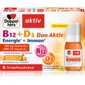 Produktbild: Doppelherz B12 + D3 Duo Active Ampullen zur Unterstützung des Immunsystems Geschmack Mandarin 8 St.