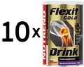 Produktbild: 10 x Nutrend Flexit Gold Drink, Blackcurrant - 400 grams (50,00 EUR/kg)
