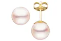 Produktbild: Schmuck Krone Paar Ohrstecker Ohrstecker mit Akoya Perlen 8,5mm rund 585 Gelbgold, Gold 585