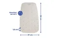 Produktbild: WENKO Badewannenmatte 90x37cm Naturkautschuk rutschfest maschinenwaschbar Beige