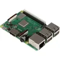 Produktbild: Raspberry Pi PI 3 MODEL B+, 1,4 MHz, BCM2837B0, 1 GB, DDR2-SDRAM, MicroSD (TransFlash), 802.11b, 802.11g, Wi-Fi 4 (802.11n), Wi-Fi 5 (802.11ac) - Grün