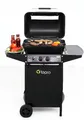 Produktbild: TEPRO 508C Lavasteingasgrill Irvine Grillwagen Gasgrill Doppelbrenner 2 x 3,0KW