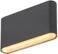 Produktbild: SLV OVAL 14 Wandaufbauleuchte, 2700/3000K, 6W, schwarz (1007142)
