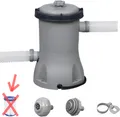 Produktbild: Bestway 58383 2006 l/h Kartuschenfilterpumpe für Schwimmbecken unvollständig