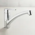 Produktbild: GROHE EH-Spültischbatterie BauEco 31680 flacher Auslauf GROHE ZERO chrom