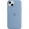 Produktbild: Original Apple iPhone 15 Plus Silikon Case mit MagSafe Hellblau