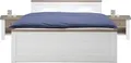 Produktbild: Bettgestell - 180 x 200 cm - Pinie weiß Nachbildung - Trüffel Nachbildung - mit 2 Nachttischen