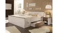 Produktbild: Bettanlage Bett Doppelbett Schlafzimmerset Luca Landhaus Nachtkommode Pinie weiß