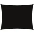 Produktbild: vidaXL Sonnensegel Sonnensegel Oxford-Gewebe Rechteckig 6x8 m Schwarz, (1-tlg) schwarz 800 cm x 600 cm