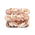Produktbild: Michooyel 100% Silk Scrunchies, Stoff Haargummi rosa für Mädchen und Damen, Scrunchies Samt, Einfarbige Elastische Dicke Bänder, Weiche Seile Pferdeschwanzhalter Frauen Haarschmuck