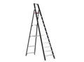 Produktbild: Stufenstehleiter Professional Topline, einseitig, Aluminium, 12 Stufen, schwarz