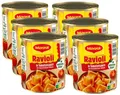 Produktbild: Ravioli in Tomatensauce Teigtaschen gefüllt mit würzigem Fleisch in fruchtige...