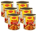 Produktbild: MAGGI Ravioli in Tomatensauce Teigtaschen Nudeln mit Fleisch 6er Pack 6 x 800 g