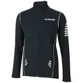 Produktbild: Airtracks Radtrikot Herren Windstopper Thermo Fahrradtrikot Langarm Pro Winter Fleece Radtrikot für Herbst-Winter » S M L XL XXL XXXL « schwarz|silberfarben L