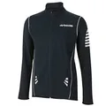 Produktbild: Airtracks Herren Winter Fahrradtrikot Langarm Pro Thermo Funktions Radtrikot Windstopper Warm Fleece -schwarz-Silber - L