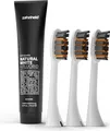 Produktbild: Zahnheld Zahnpasta Natural White mit Bürstenkopf Pro X-Clean im Vorteilspack in weiß - Wechselköpfe, Zahncreme mit Fluorid und Aktivkohle