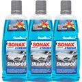 Produktbild: 3x SONAX Xtreme Shampoo 2in1 Autoshampoo Konzentrat Autopflege 3 LITER
