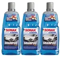 Produktbild: SONAX XTREME Shampoo 2 in 1 ohne Abledern 3x1 Liter Auto Pflege Autoshampoo