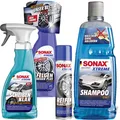 Produktbild: SONAX XTREME WASCHSET FELGENREINIGER PLUS+SHAMPOO+SCHEIBENKLAR+REIFENGLANZ