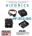 Produktbild: Hifonics HF-SC2-ISO High to Low Level Signal Konverter 2-Kanal High Low Adapter
