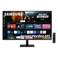 Produktbild: Samsung M70D Smart Monitor, 32 Zoll, 4K AI Upscaling, UHD, 60 Hz, Streaming-Monitor mit Entertainment und Gaming Hub, Bildschirm mit Lautsprechern, Smart TV Apps mit Fernbedienung, LS32DM700UUXEN