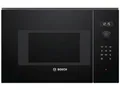 Produktbild: Bosch BFL524MB0 Serie 6 Einbau-Mikrowelle, 38 x 60 cm, 800 W, Drehteller 25,5cm, Türanschlag Links, AutoPilot 7 7 Automatikprogramme, Reinigungsunterstützung, LED-Touchdisplay, Schwarz