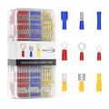 Produktbild: Kabelschuhe Set 700x | Flachstecker Quetschverbinder Ringkabelschuhe Rundstecker