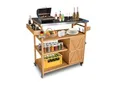 Produktbild: Coemo Servierwagen Grillstation James M Kücheninsel Holz, auf Rollen 118 x 47 x 92 cm