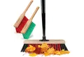Produktbild: Hausfelder Straßenbesen Gartenbesen Handfeger Set, 1 x Straßenbesen + 2 x Handfeger, Terrasse, Garten, Straße, Einfahrt, (Besen + 2 Handfeger, Besen-Set), ideal für Terrasse, Garten, Straße, Einfahrt