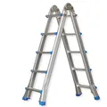 Produktbild: Klappleiter Teleskopleiter Stehleiter 4x5 Mehrzweckleiter Alu Leiter