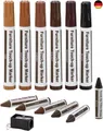 Produktbild: Möbelreparaturset Holzmarker - 13er-Set - Marker und Wachsstifte mit