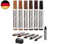 Produktbild: Möbelreparaturset Holzmarker - 13er-Set - Marker und Wachsstifte mit