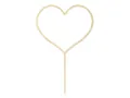 Produktbild: Cake Topper Herz Holz 23cm Tortendeko Kuchendeko Cupcake Kuchen Torten Hochzeit Liebe Party