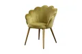 Produktbild: KAWOLA Esszimmerstuhl CARLA, Stuhl Velvet, Fuß schwarz oder gold, verschiedene Farben