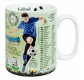 Produktbild: Könitz Becher Wissensbecher Fußball, 490 ml, Porzellan