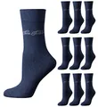 Produktbild: TOM TAILOR 9er Pack Basic Women Socks 9703 546 indigo melange Doppelpack Strümpfe Socken, Size:39-42