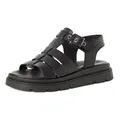 Produktbild: Tamaris Riemchensandale Keilabsatz, Sandalette im modischen Römersandalen-Look schwarz 39 EU