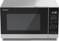 Produktbild: SHARP YC-PS204AE-S, 20 Liter Mikrowelle, 700W, 10 Leistungsstufen, halbdigitale Steuerung, silber