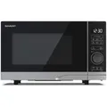 Produktbild: Sharp Mikrowelle YC-PS204AE-S, 700 Watt, Garraum 20 Liter, silber