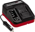 Produktbild: Original Einhell Ladegerät Power X-Car Charger 3A Power X-Change (Li-Ion, 18V, 12 V Stecker, permanente Akkuüberwachung und intelligentes Lademanagement, 7-fache Zustands-LED-Anzeige)