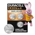 Produktbild: Duracell CR2016 Knopfzellen (4 Stück), CR 2016 Lithium Knopfzelle 3 V
