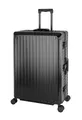 Produktbild: Travelhouse Tokyo Alu Reisekoffer Schwarz XL-78cm Hartschalenkoffer Reisetrolley Suitecase Trolley 2X TSA Zahlenschloss 4 Doppelräder 360° Rollen Vol. 110L